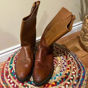 Mason Western cognac leather  western cowboy boots